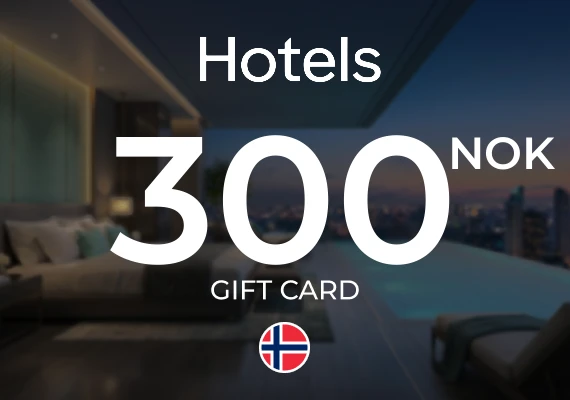 Hotels Online Gift card 300 NOK