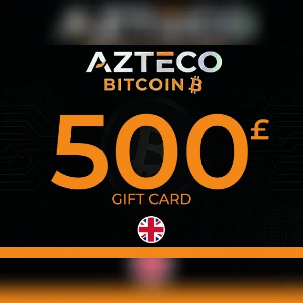 Azteco Bitcoin Voucher - Lightning Gift Card 500 GBP Key - UNITED KINGDOM