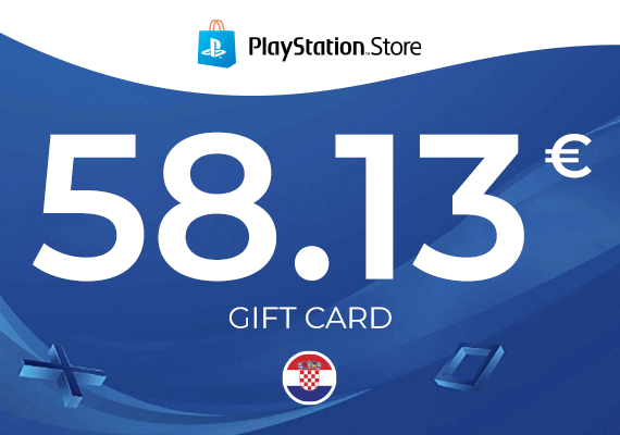 PlayStation Gift Card 58.13 EUR - CROATIA
