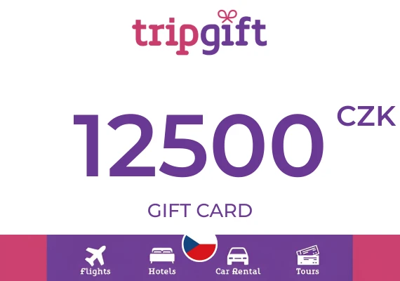 TripGift Gift Card 12500 CZK