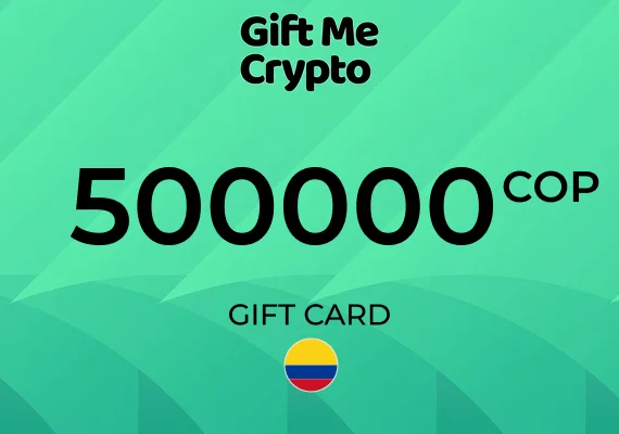 Gift Me Crypto Gift Card 500000 COP
