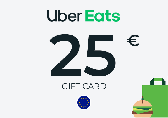 Uber Eats Gift Card 25 EUR Uber Eats Gift Card 25 EUR
