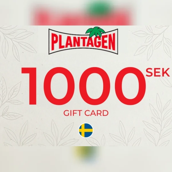 Plantagen Gift Card 1000 SEK Key - SWEDEN