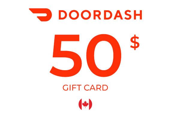 DoorDash Gift Card 50 CAD (CA) DoorDash Gift Card 50 CAD (CA)