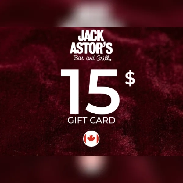 Jack Astor's Bar and Grill Gift Card 15 CAD Key - CANADA