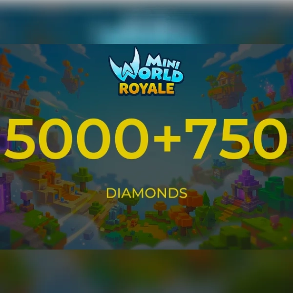 Mini World Royale - 5000 + 750 Diamonds Direct Top-Up - GLOBAL