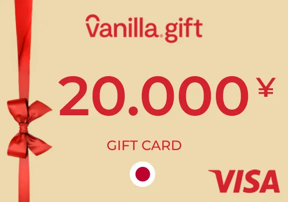 Vanilla Visa Gift Card 20000 JPY