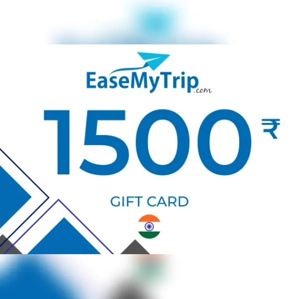 EaseMyTrip Gift Card 1500 INR Key - INDIA