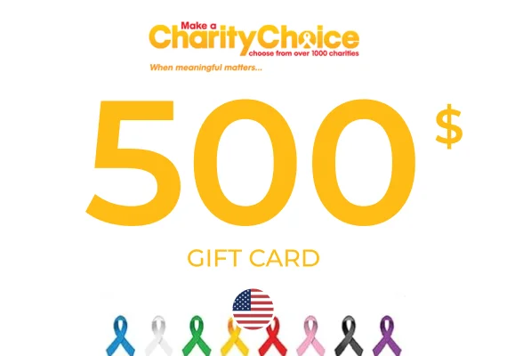 Charity Choice Gift Card 500 USD