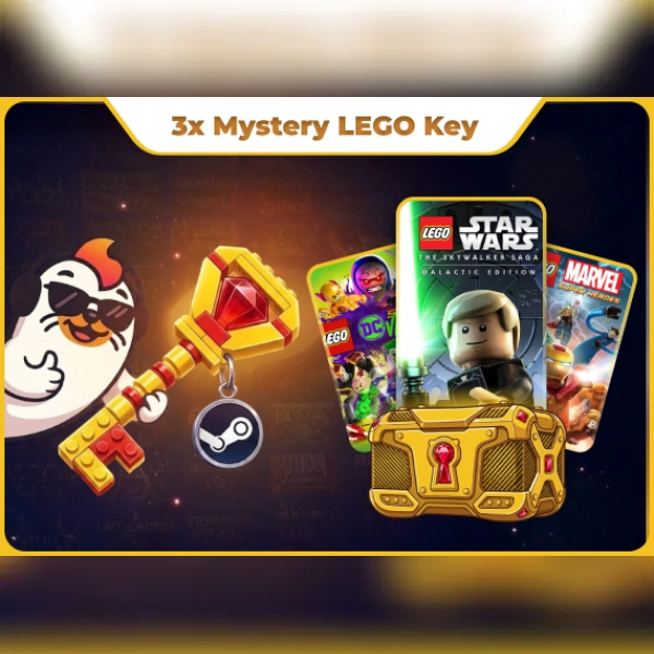 Mystery Keys 3X Lego Mystery Steam Keys