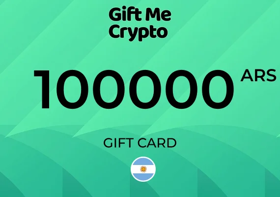Gift Me Crypto Gift Card 100000 ARS