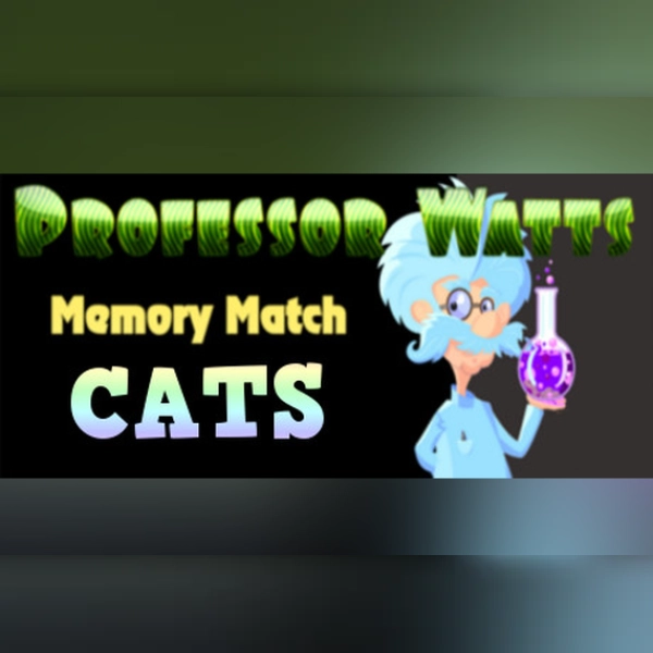 Professor Watts Memory Match Cats (PC) Steam Key - GLOBAL