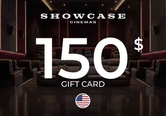 Showcase Cinemas Gift Card 150 USD