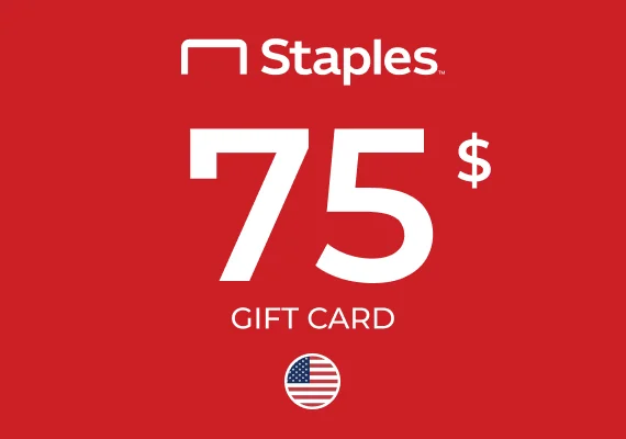 Staples Gift Card 75 USD