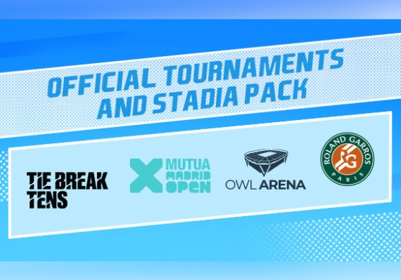 Tennis World Tour 2 - Official Tournaments and Stadia Pack (DLC) (PC) Tennis World Tour 2 - Official Tournaments and Stadia Pack (DLC) (PC)