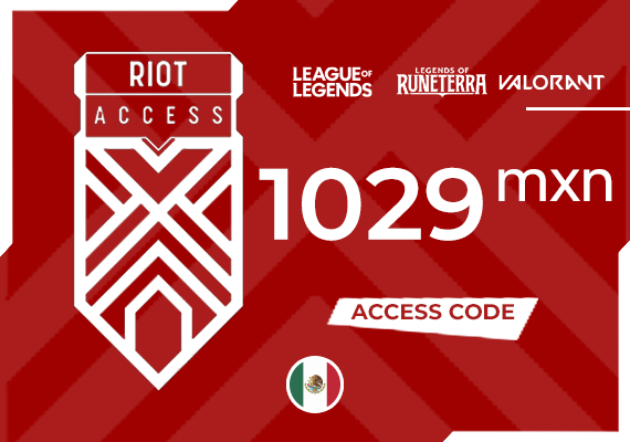 Riot Access Code 1029 MXN Riot Access Code 1029 MXN