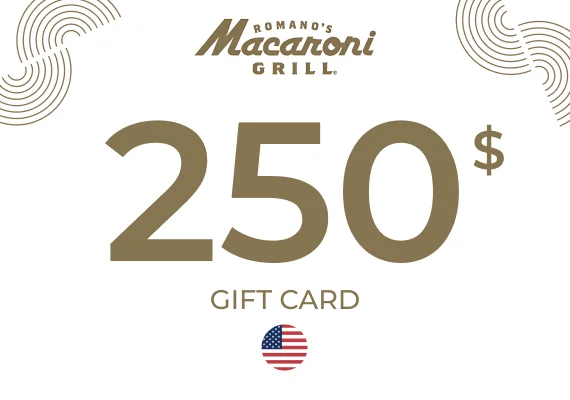 Macaroni Grill Gift Card 250 USD