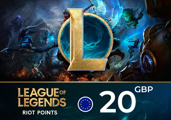 League of Legends Riot Points 20 GBP League of Legends Riot Points 20 GBP