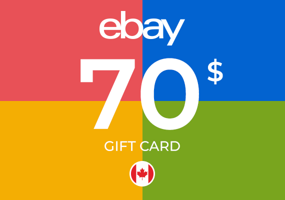 eBay Gift Card 70 CAD