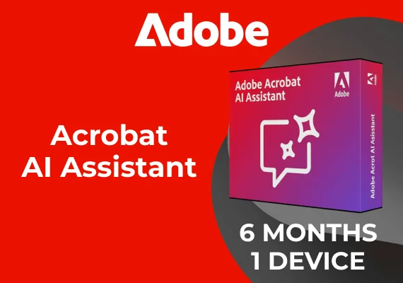 Adobe Acrobat AI Assistant (1 Device / 6 Months)