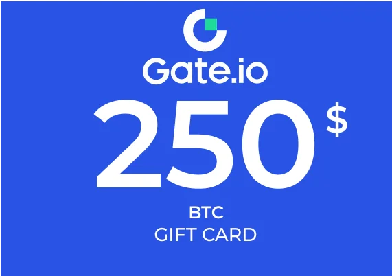 Gate.io Gift Card (BTC) 250 USD