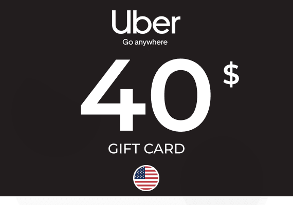 Uber Rides Gift Card 40 USD