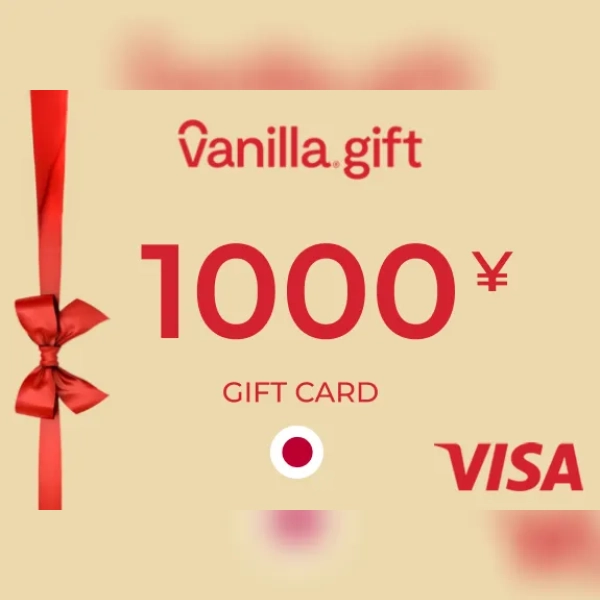 Vanilla Visa Gift Card 1000 JPY Key - JAPAN