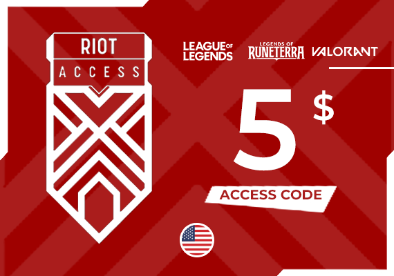Riot Access Code 5 USD Riot Access Code 5 USD