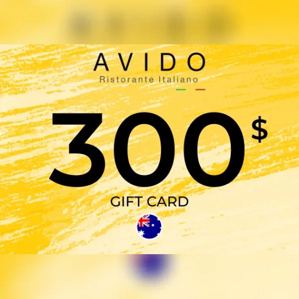 Avido Ristorante Gift Card 300 AUD Key - AUSTRALIA