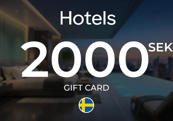 Hotels Online Gift Card 2000 SEK