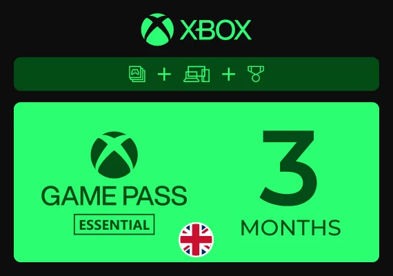 Xbox Game Pass Core (Essential) 3 Months Xbox Live Key - UNITED KINGDOM
