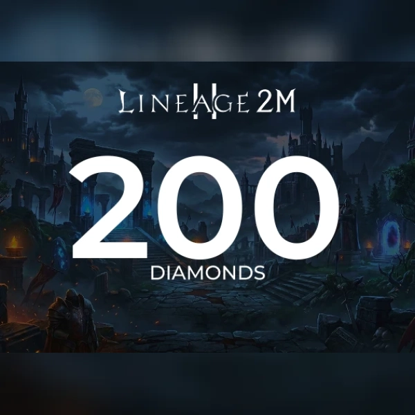 Lineage2M - 200 Diamonds Direct Top-Up - GLOBAL