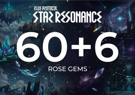 Blue Protocol: Star Resonance - 60 + 6 Rose Gem