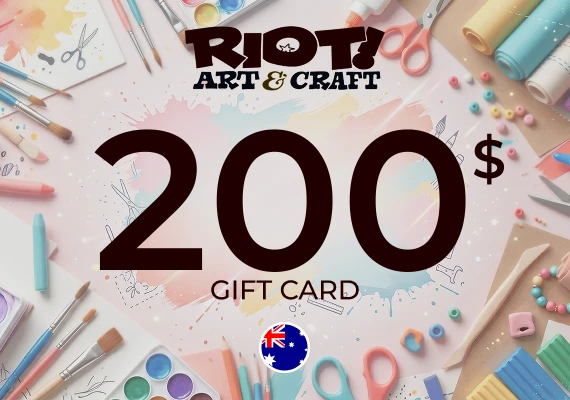 Riot Art & Craft Gift Card 200 AUD
