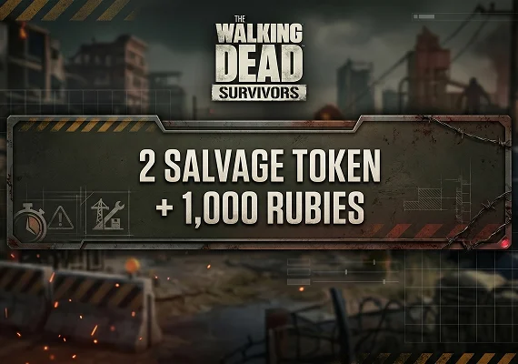 The Walking Dead: Survivors - 2 Salvage Token + 1,000 Rubies