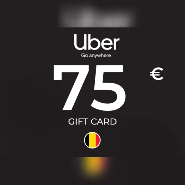 Uber Gift Card 75 EUR Key - BELGIUM