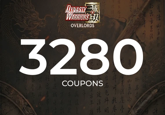 Dynasty Warriors: Overlords - 3280 Coupons