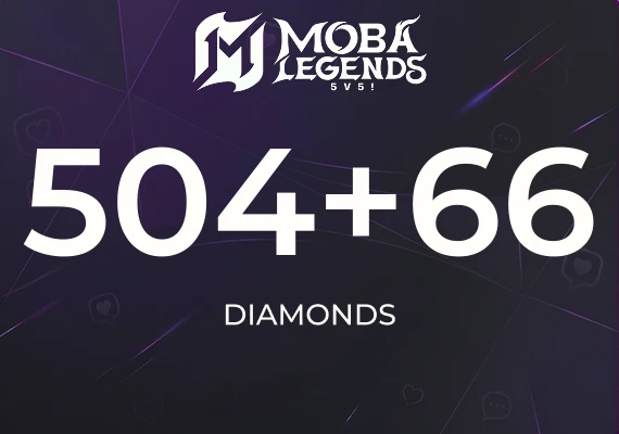 Moba Legends - 504 Diamonds + 66 Bonus