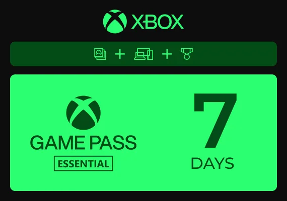  Xbox Game Pass Core (Essential) 7 Days Xbox Live