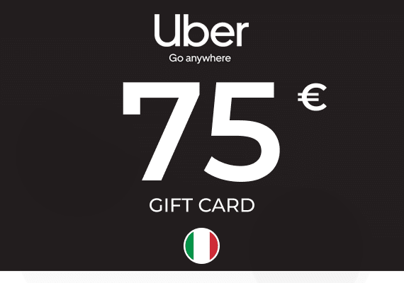 Uber Rides Gift Card 75 EUR