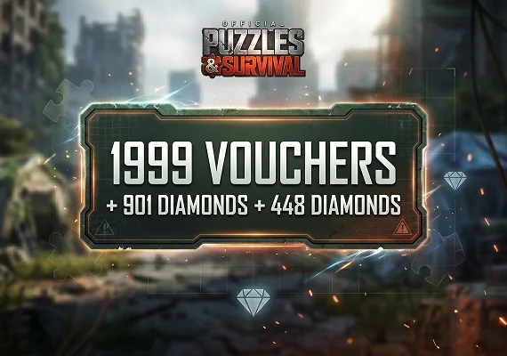 Puzzles & Survival - 1999 Vouchers + 901 Diamonds + 448 Diamonds