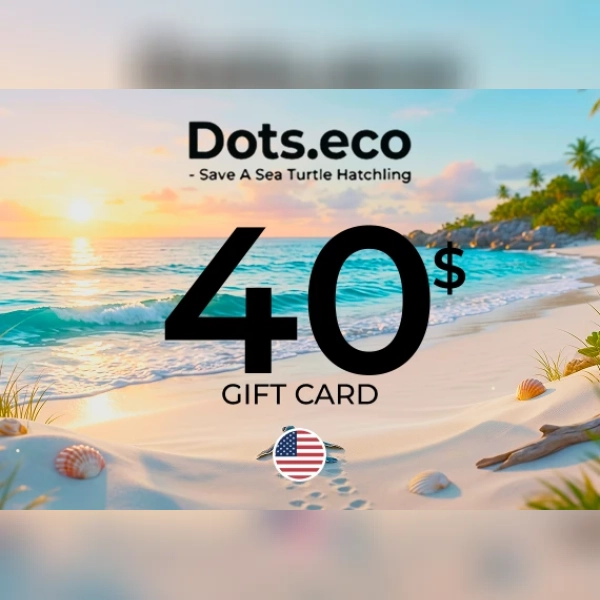Dots.eco - Save a sea turtle hatchling Gift Card 40 USD Key - UNITED STATES