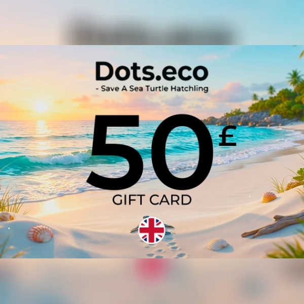 Dots.eco - Save a sea turtle hatchling Gift Card 50 GBP Key - UNITED KINGDOM