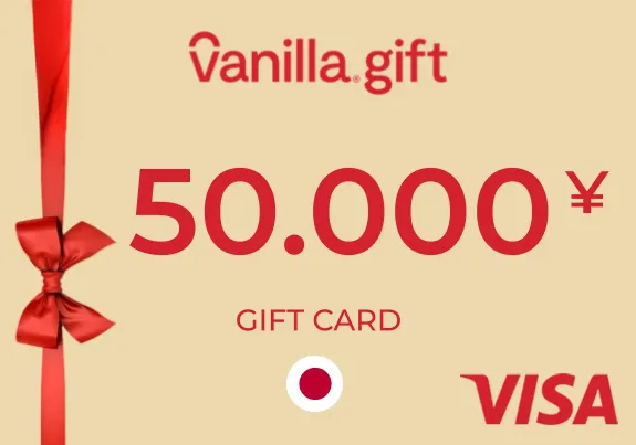Vanilla Visa Gift Card 50000 JPY