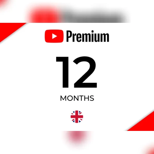 YouTube Premium 12 Months Subscription - UNITED KINGDOM