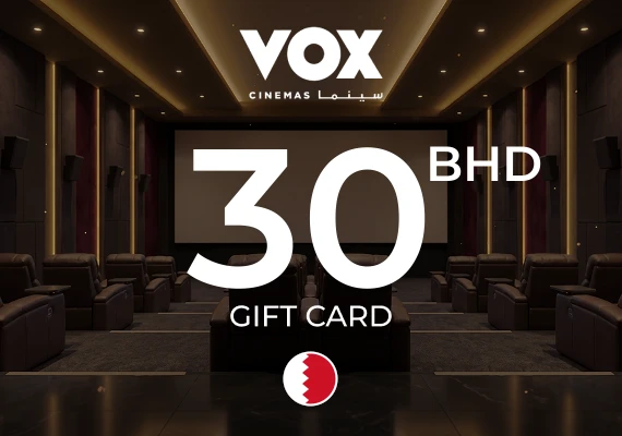 VOX Cinemas Gift Card 30 BHD