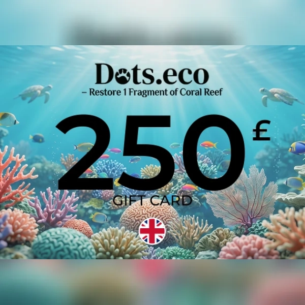 Dots.eco - Restore 1 fragment of coral reef Gift Card 250 GBP Key - UNITED KINGDOM