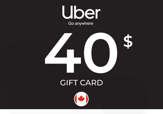 Uber Rides Gift Card 40 CAD