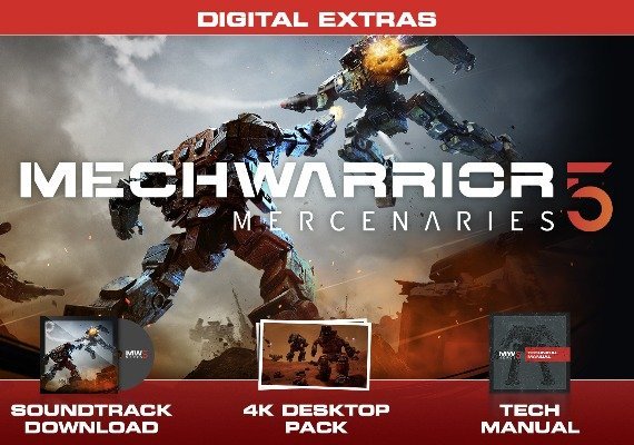 MechWarrior 5: Mercenaries - Digital Extras Content (DLC) (PC) MechWarrior 5: Mercenaries - Digital Extras Content (DLC) (PC)