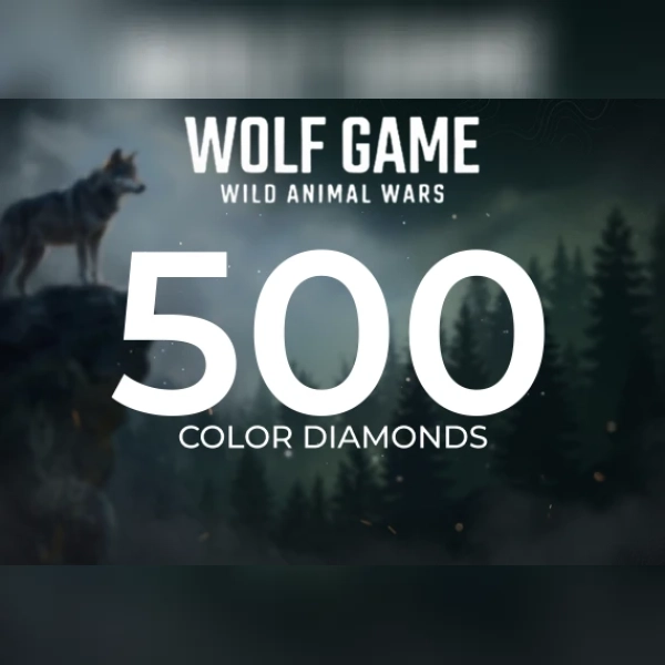 Wolf Game: Wild Animal Wars - 500 Color Diamonds Direct Top-Up - GLOBAL